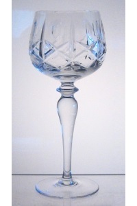 Cross and Olive Crystal, Small Wine or Port Glasses – With A Past